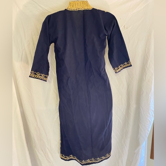 Navy Blue/gold tunic - Picture 2 of 15